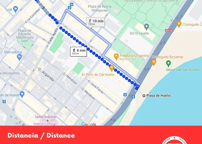 Ave Huelin 3rooms - Con Parking Y A/c